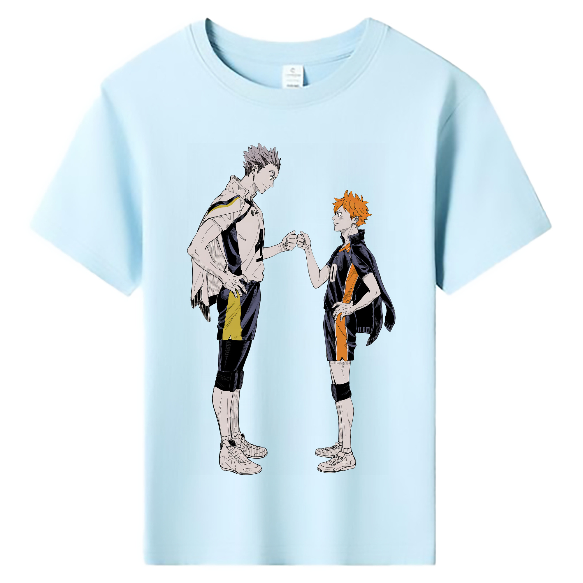 （画像用） ハイキュー!! Haikyu!! 綿100％キッズTシャツ（フロントプリント）